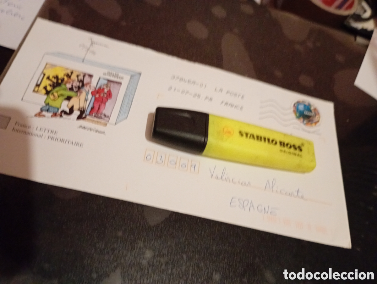 Timbres: Sobre franqueado Francia