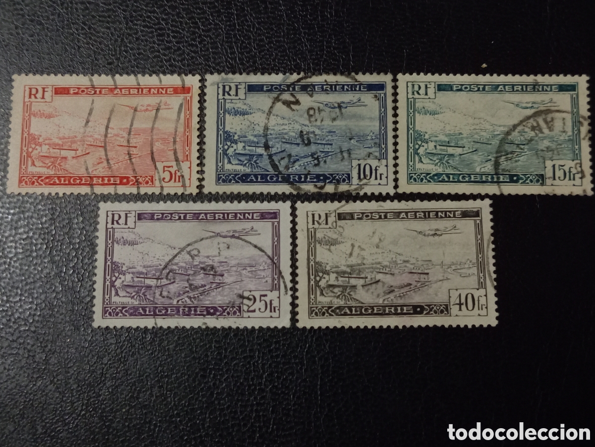 Timbres: Lote ALGERIE - POSTE AERIENNE #PA2 -#PA6