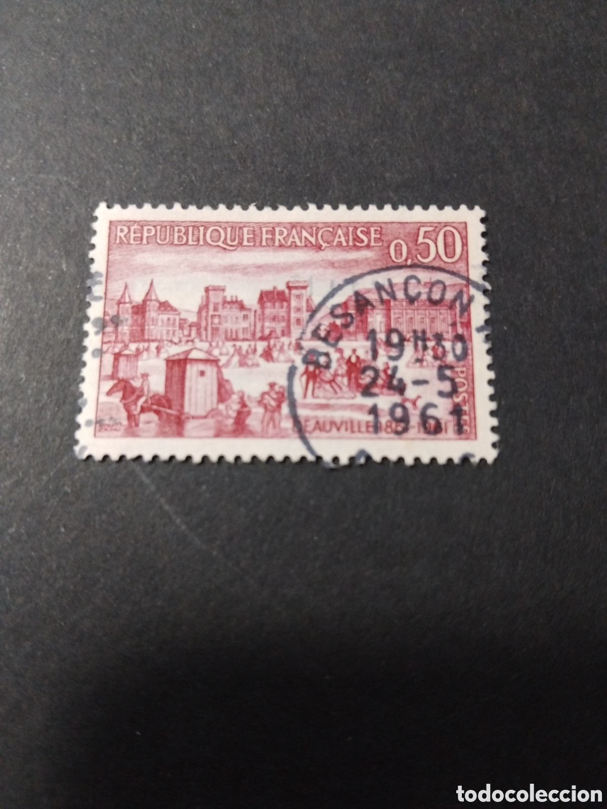 Briefmarken: Francia. 1961. Centenario de Deauville.