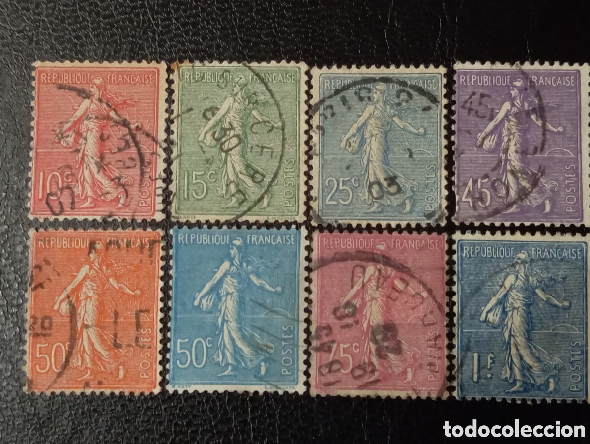 Francobolli: Lote Sellos Francia 1902 La Sembradora