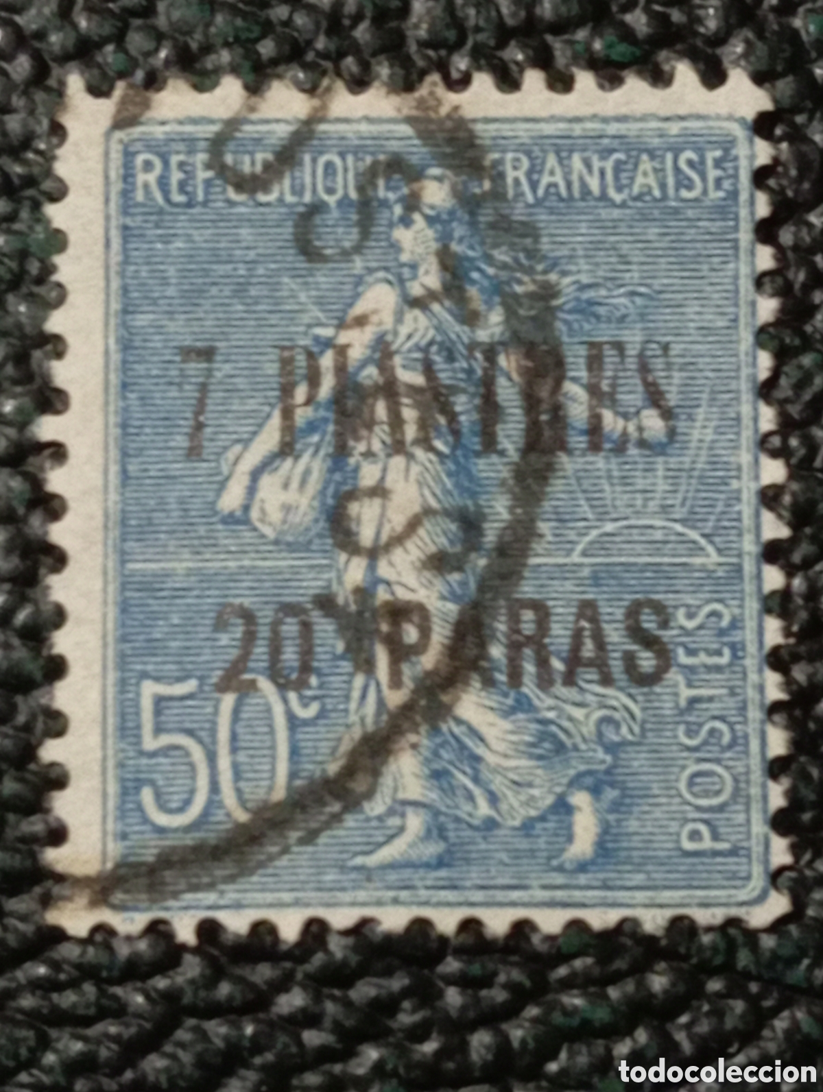 Selos: Oficina Levante Frances 1921 Yvert 34