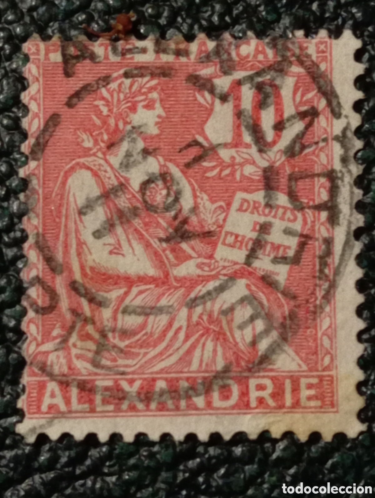 Selos: Oficina Francesa en Alexandria 1902 Yvert 24