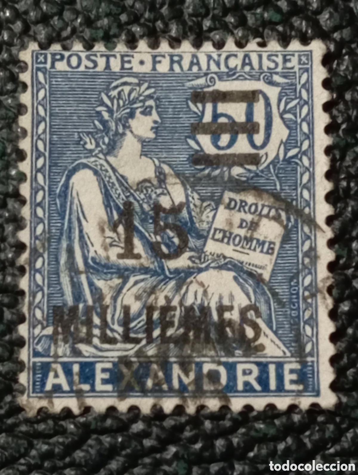 Selos: Oficina Francesa en Alexandria 1925 Yvert 71