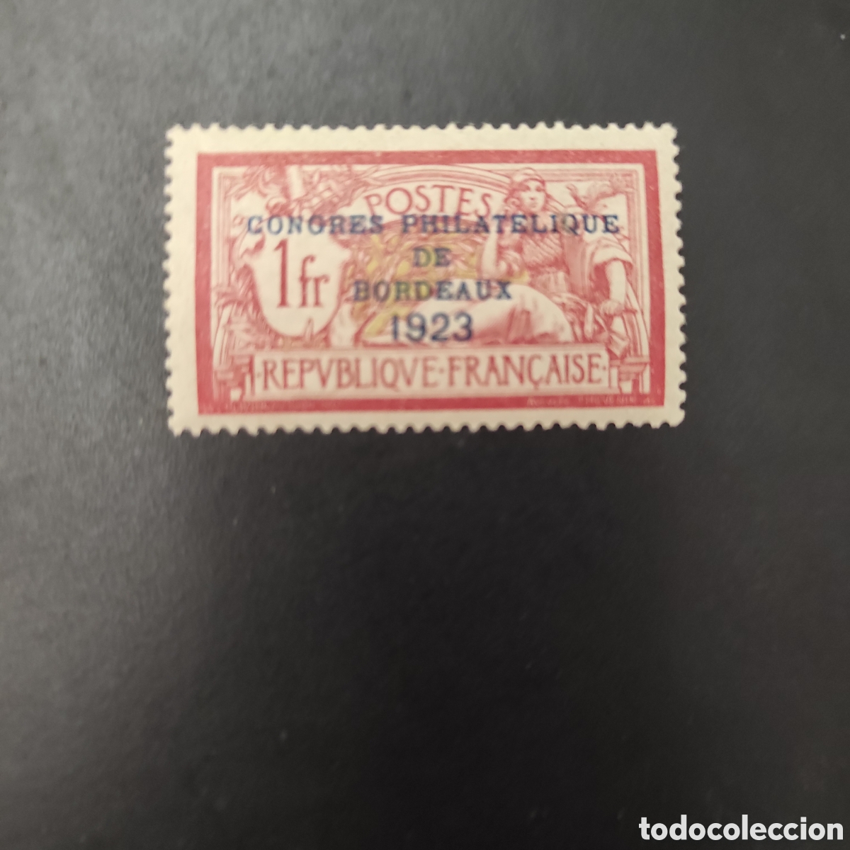 Timbres: FRANCIA.- YVERT 182.- NUEVO.- CONGRESO FILAT&Eacute;LICO DE BURDEOS 1923