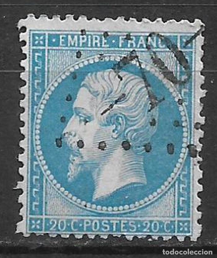 Selos: francia 1862 scott 26 usado - 2/1