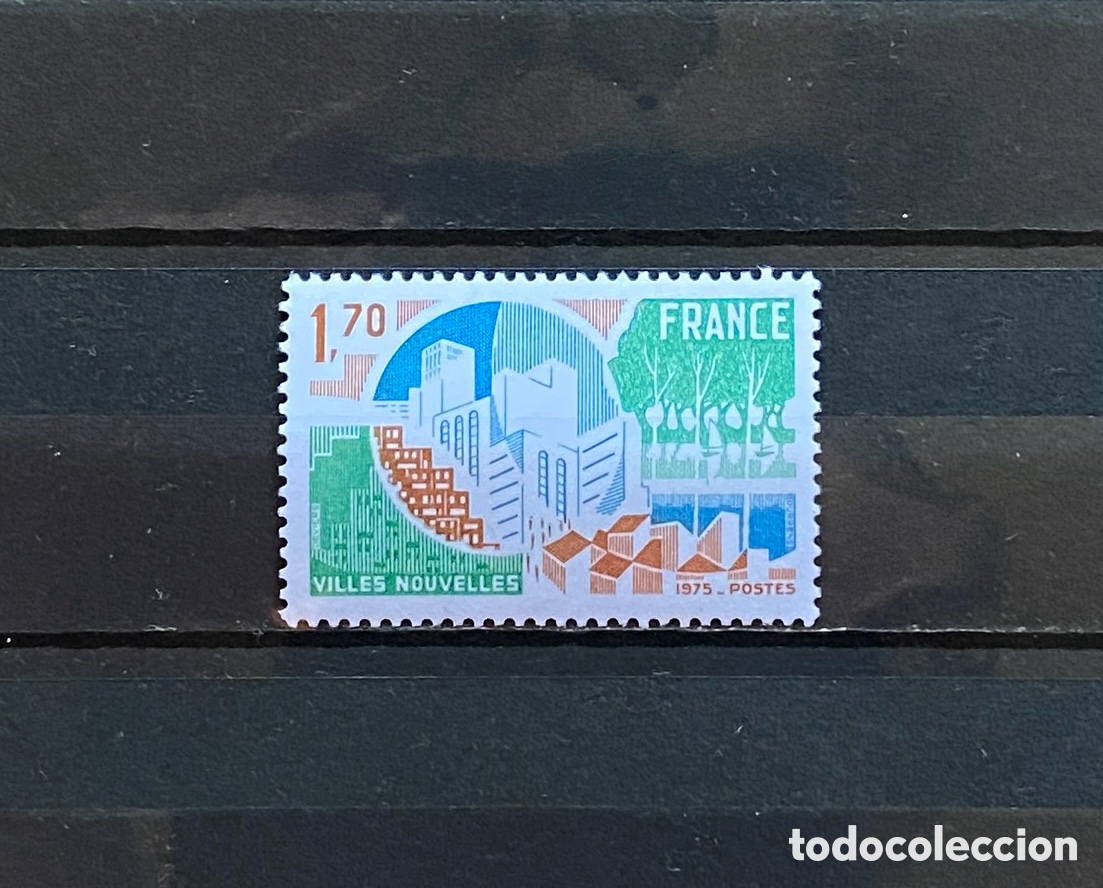 Sellos: Sellos, nuevo, de Francia 1975 Yvert 1755 Edificios - Foto 1