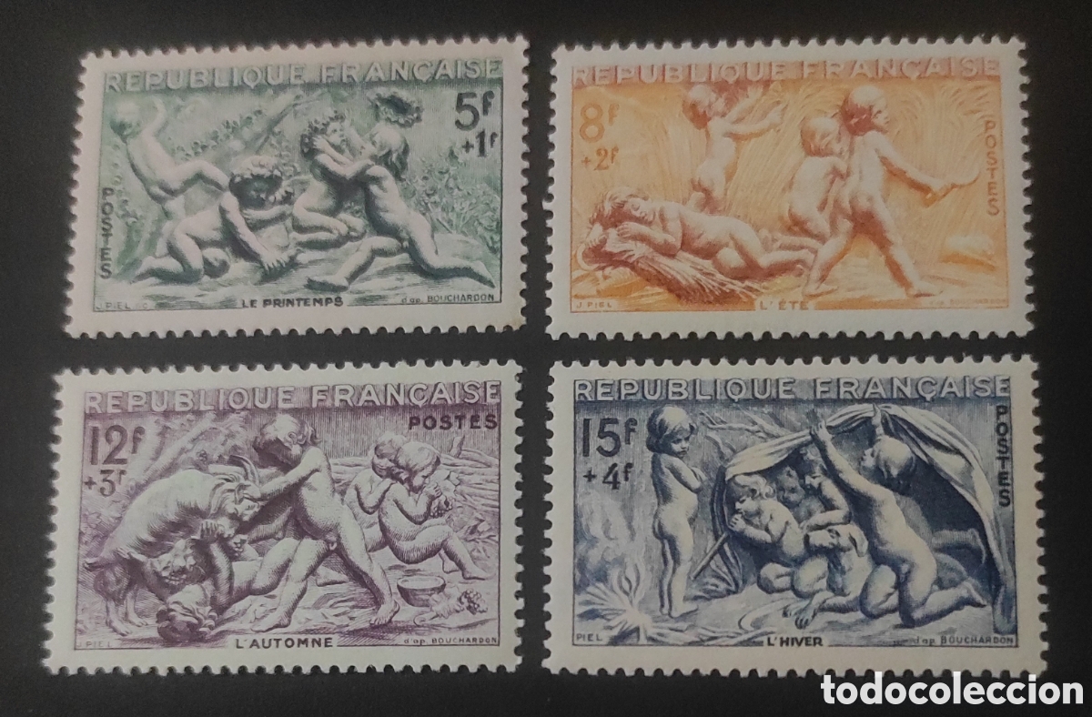 Sellos: Francia. 1949. Estacionrs - Foto 1