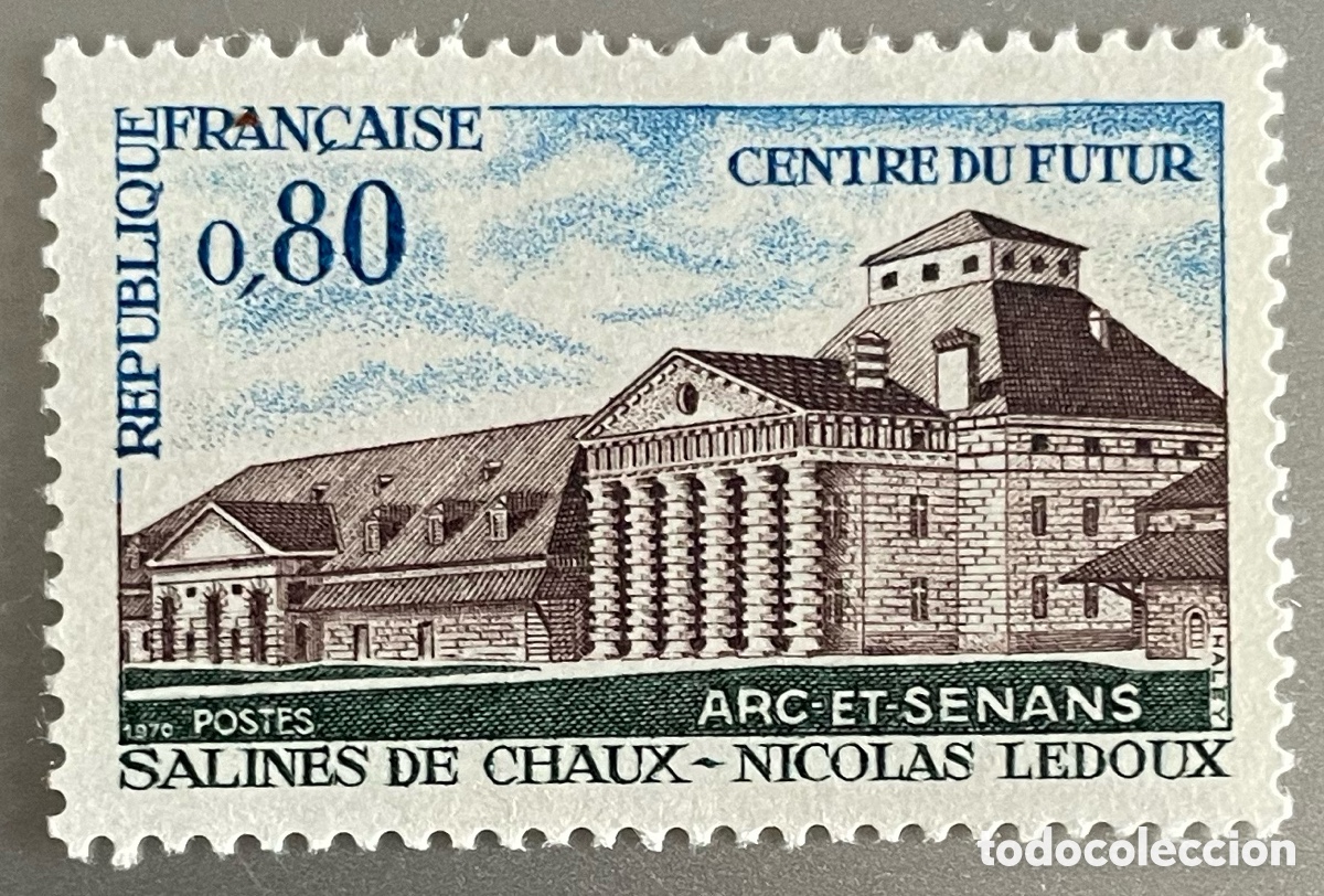 Sellos: Francia. Salinas de Choux. 1970 - Foto 1