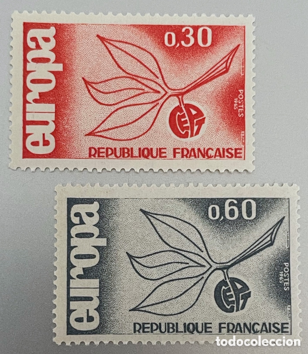 Sellos: Francia. Europa. 1965 - Foto 1