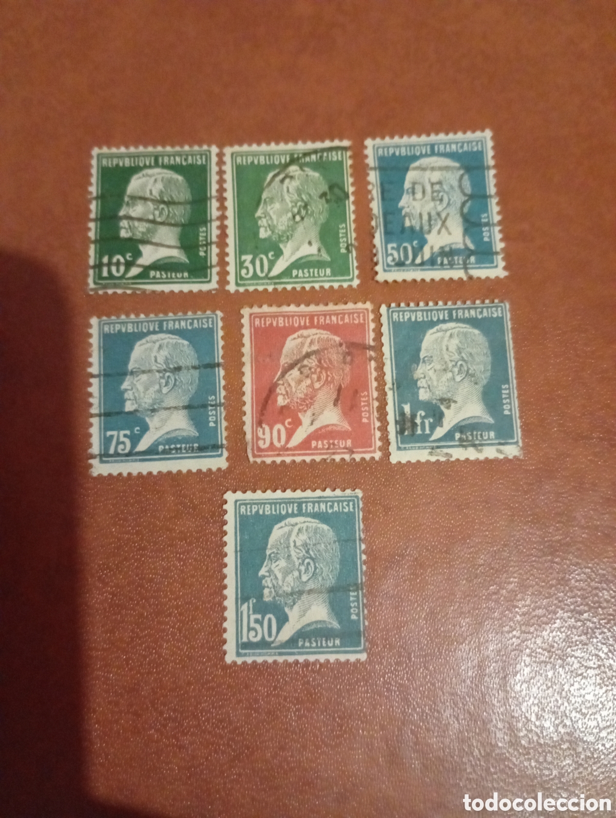 Sellos: Francia Pasteur 1923 - Foto 1