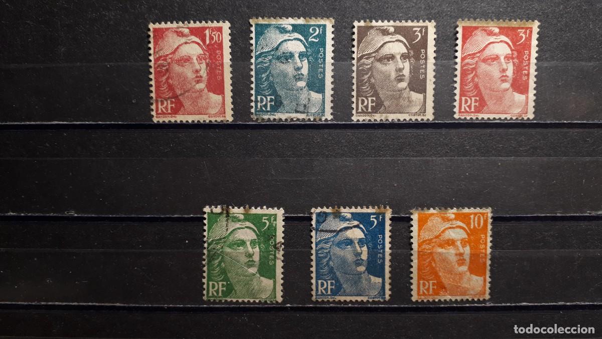 Sellos: FRANCIA. A&ntilde;o 1945-7. &deg;. - Foto 1