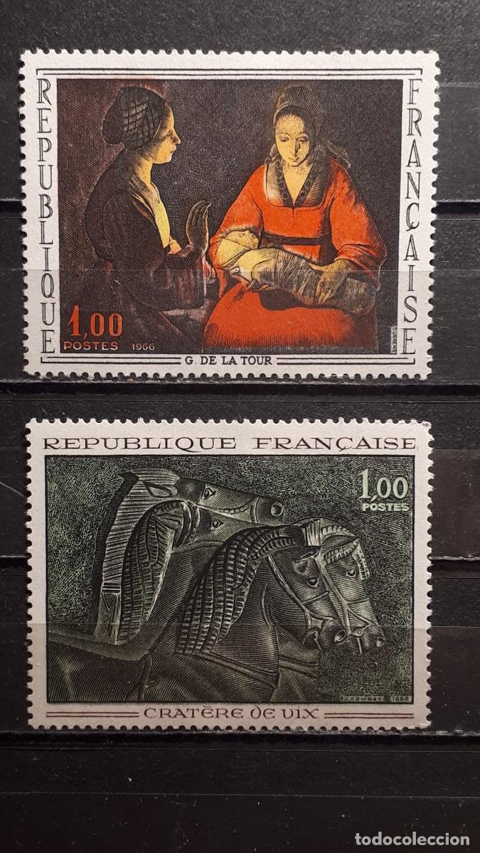 Sellos: FRANCIA. A&Ntilde;O 1966. **. YVERT 1478/9 - Foto 1