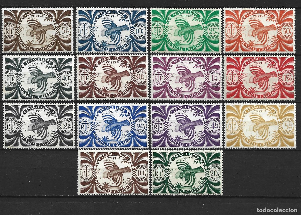 Briefmarken: NUEVA CALEDONIA COLONIA FRANCESA YVERT NUM. 230/243 SERIE COMPLETA NUEVA SIN GOMA