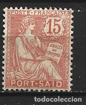 Francobolli: PORT-SAID OFICINA FRANCESA YVERT NUM. 26 * NUEVO CON FIJASELLOS