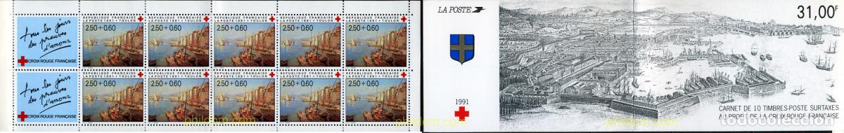 Selos: 165306 MNH FRANCIA 1991 PRO CRUZ ROJA