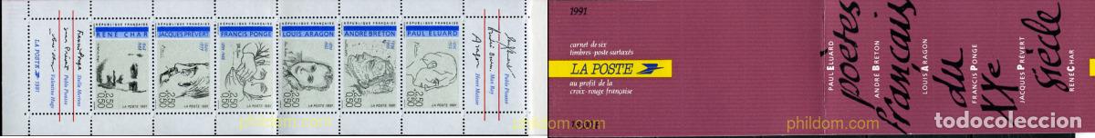 Timbres: 142596 MNH FRANCIA 1991 PERSONAJES CELEBRES