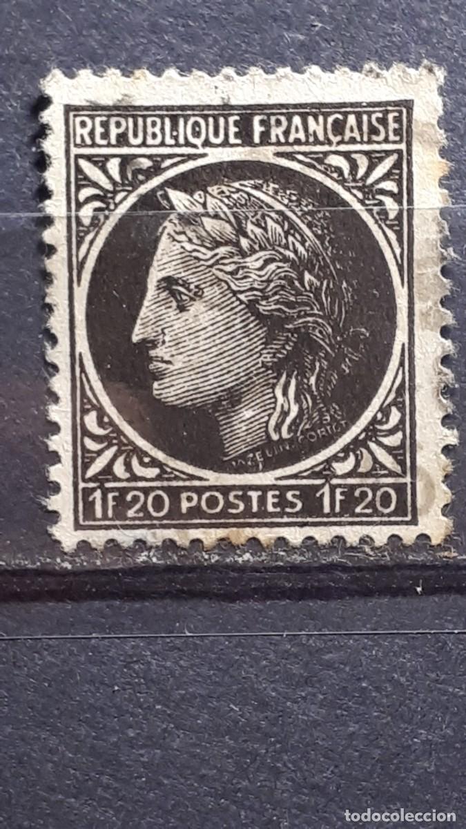 Sellos: FRANCIA. &deg;. A&Ntilde;O 1945. YVERT 677 - Foto 1