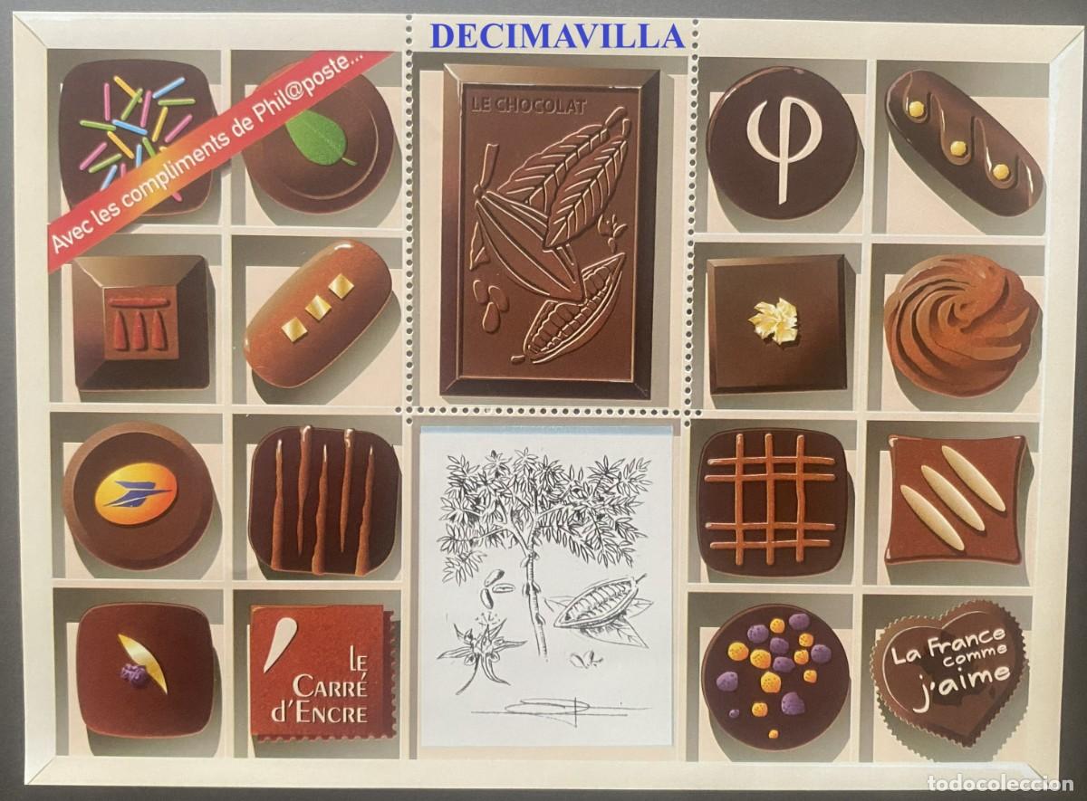 Sellos: OTEN159, FRANCIA, 2011. CHOCOLATE. PHIL@POSTE - Foto 1