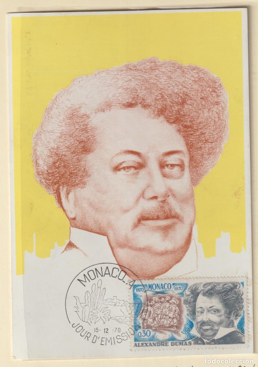 Sellos: Monaco 1970 - Alexandre Dumas carte maximum - Foto 1