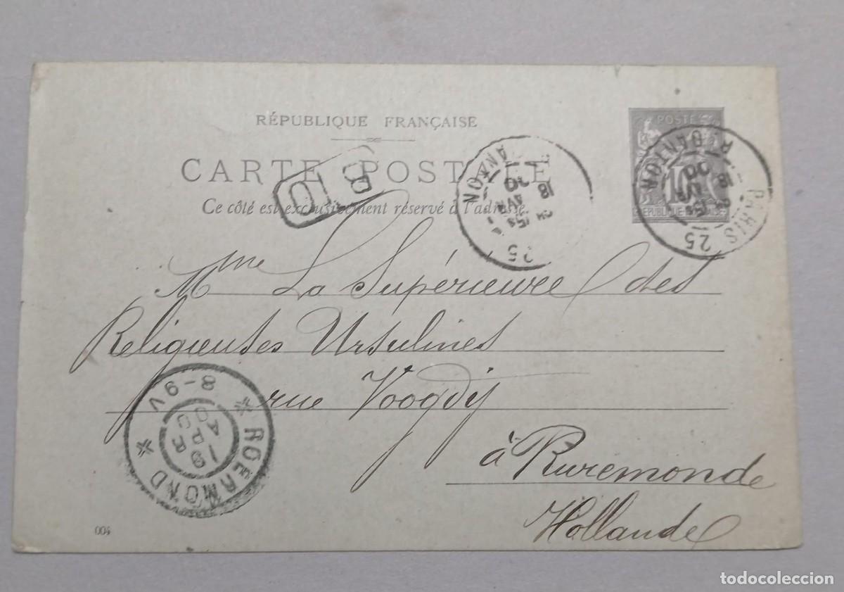 Sellos: Carta postal francia 2 - Foto 1