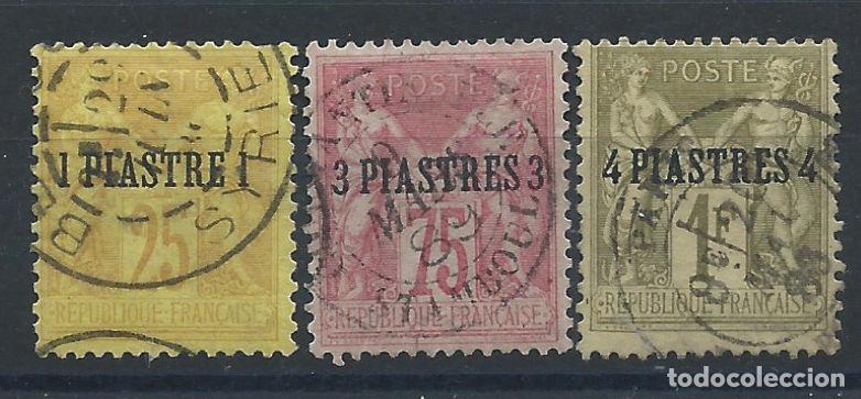 Sellos: Levant N&deg;1/3 Obl (FU) 1885 - Type Sage - Foto 1