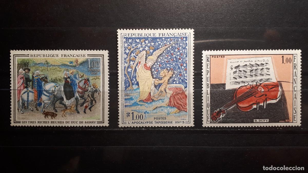 Sellos: FRANCIA. A&Ntilde;O 1965. **. YVERT 1457/9 - Foto 1