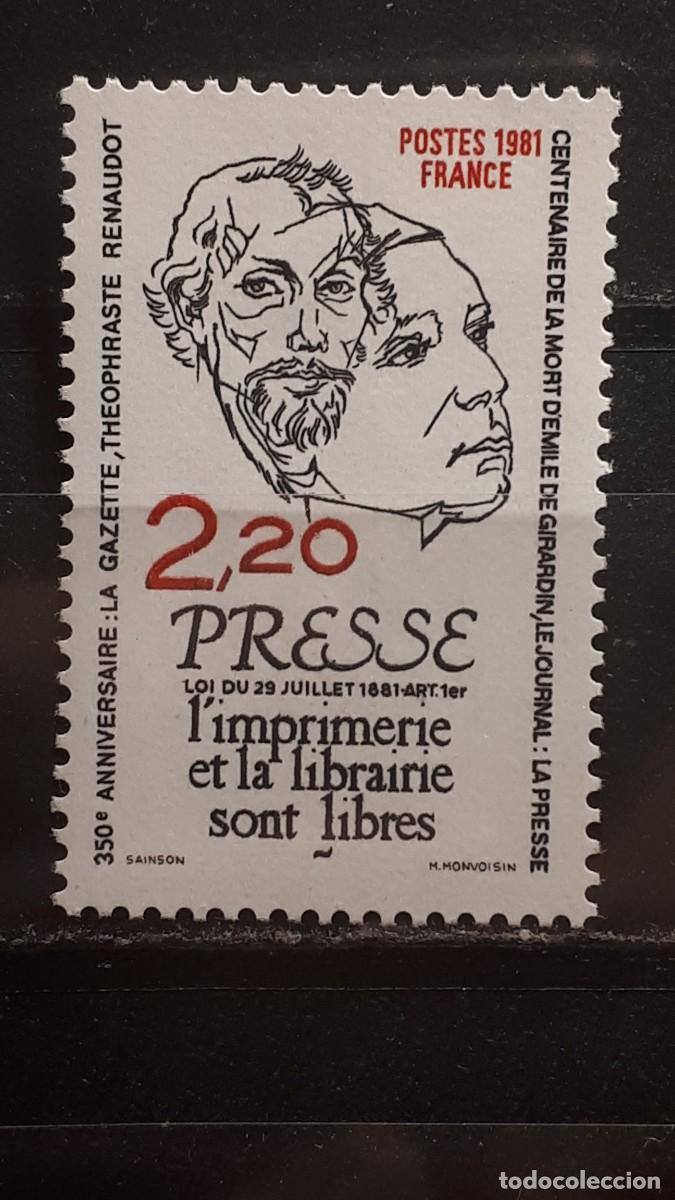 Sellos: FRANCIA. A&Ntilde;O 1981. **. YVERT 2143 - Foto 1