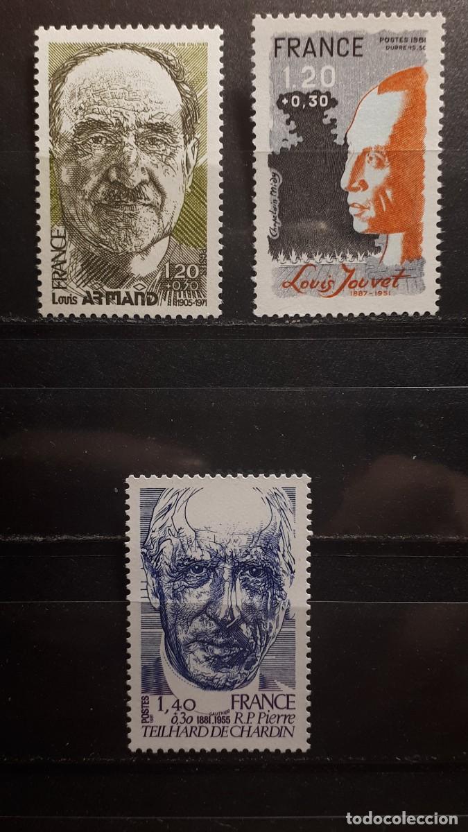 Sellos: FRANCIA. A&Ntilde;O 1981. **. YVERT 2148/9, 2152 - Foto 1