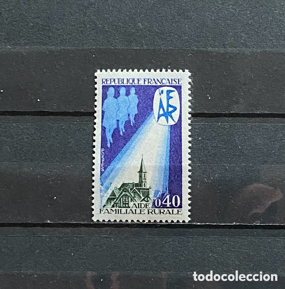 Sellos: Sellos, nuevo, de Francia 1971 Yvert 1682 Edificios - Foto 1