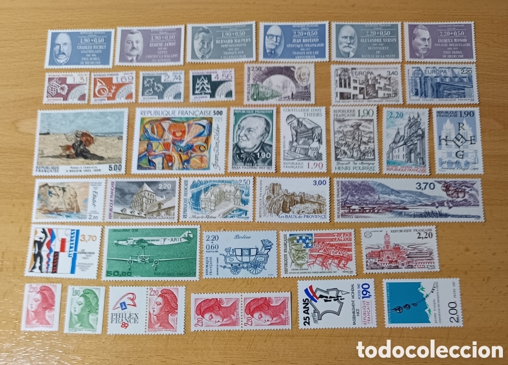 Sellos: Francia 1987 variado - Foto 1