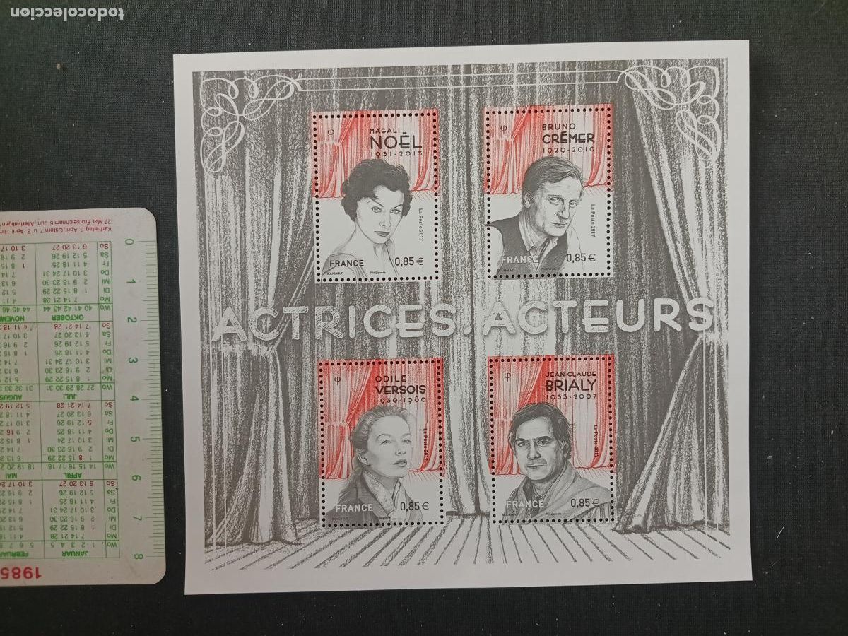 Sellos: Francia. Actores y actrices - Foto 1