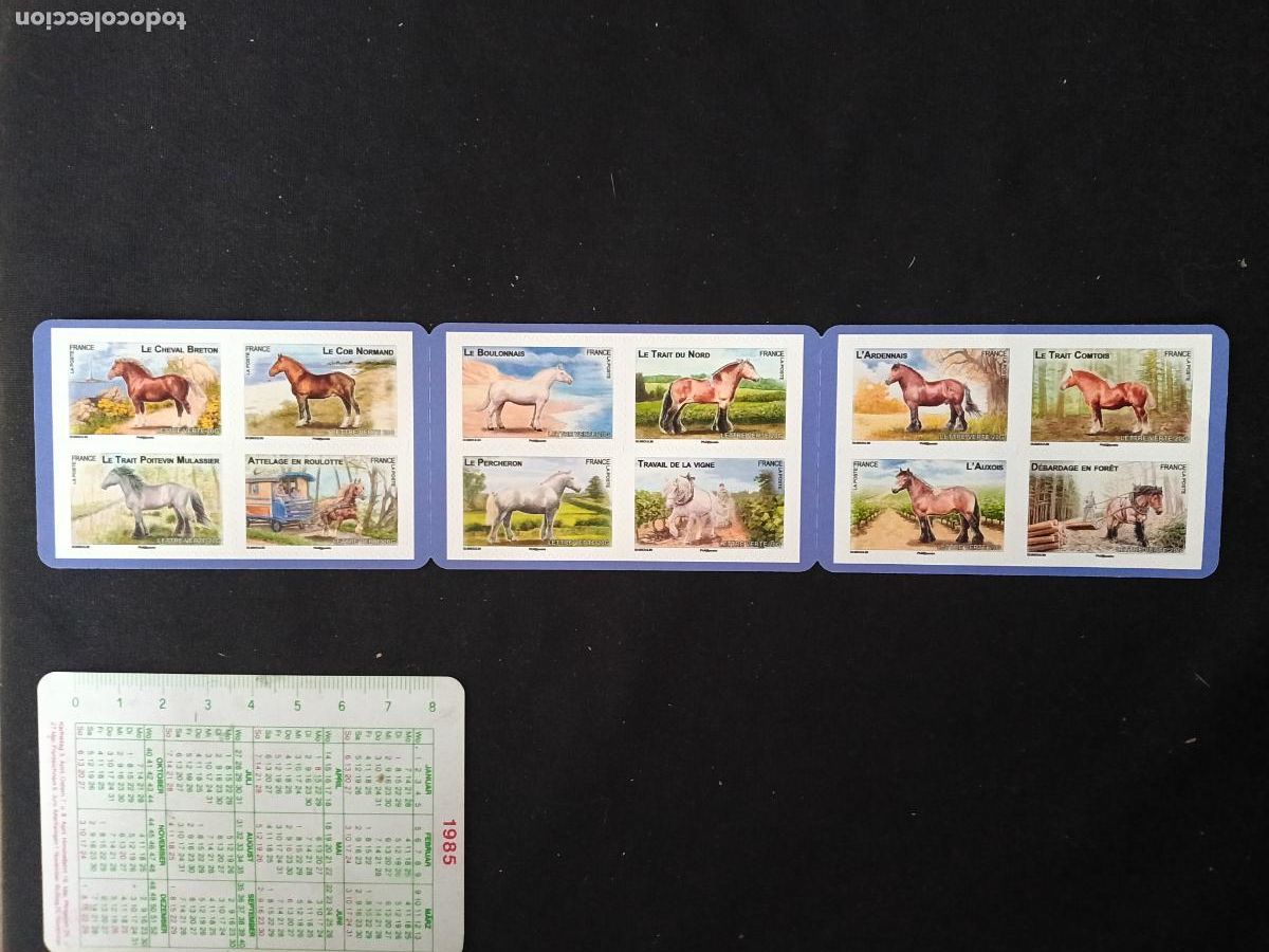 Sellos: Francia. Caballos. Carnet nuevo - Foto 1