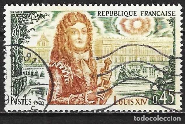 Selos: Francia 1970 - Mi 1727 - YT 1656 - El Rey Luis XIV