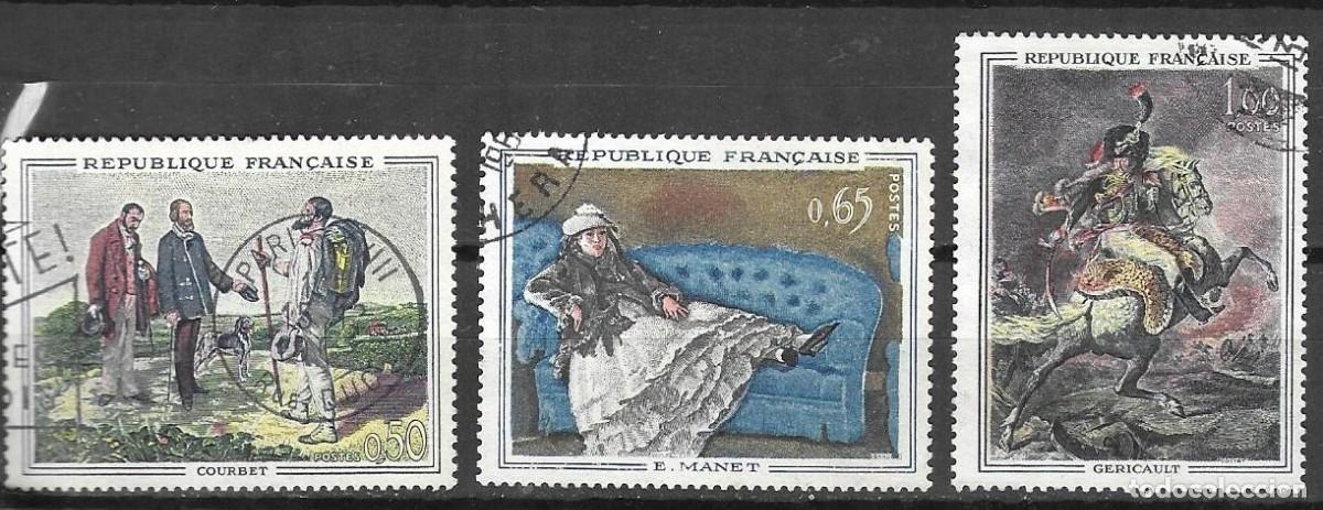 Briefmarken: SELLOS USADOS DE FRANCIA 1962, YT 1363/ 65