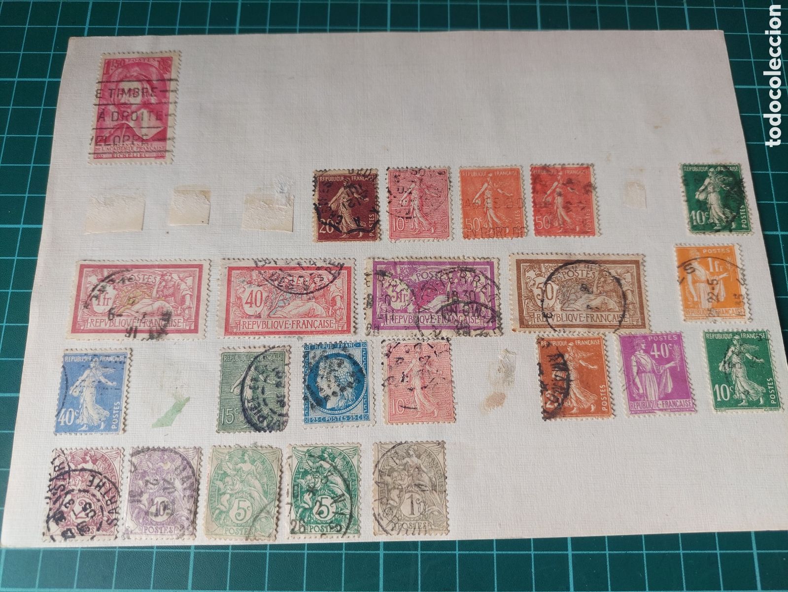 Sellos: LOTE ANTIGUO SELLOS FRANCIA