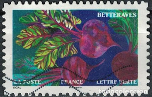 Sellos: Francia 2025 Oblit&eacute;r&eacute; Used Jardin d'Automne Betteraves