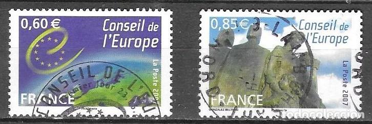 Stamps: SELLOS USADOS DE FRANCIA 2007, SERVICIO YT 136/ 37