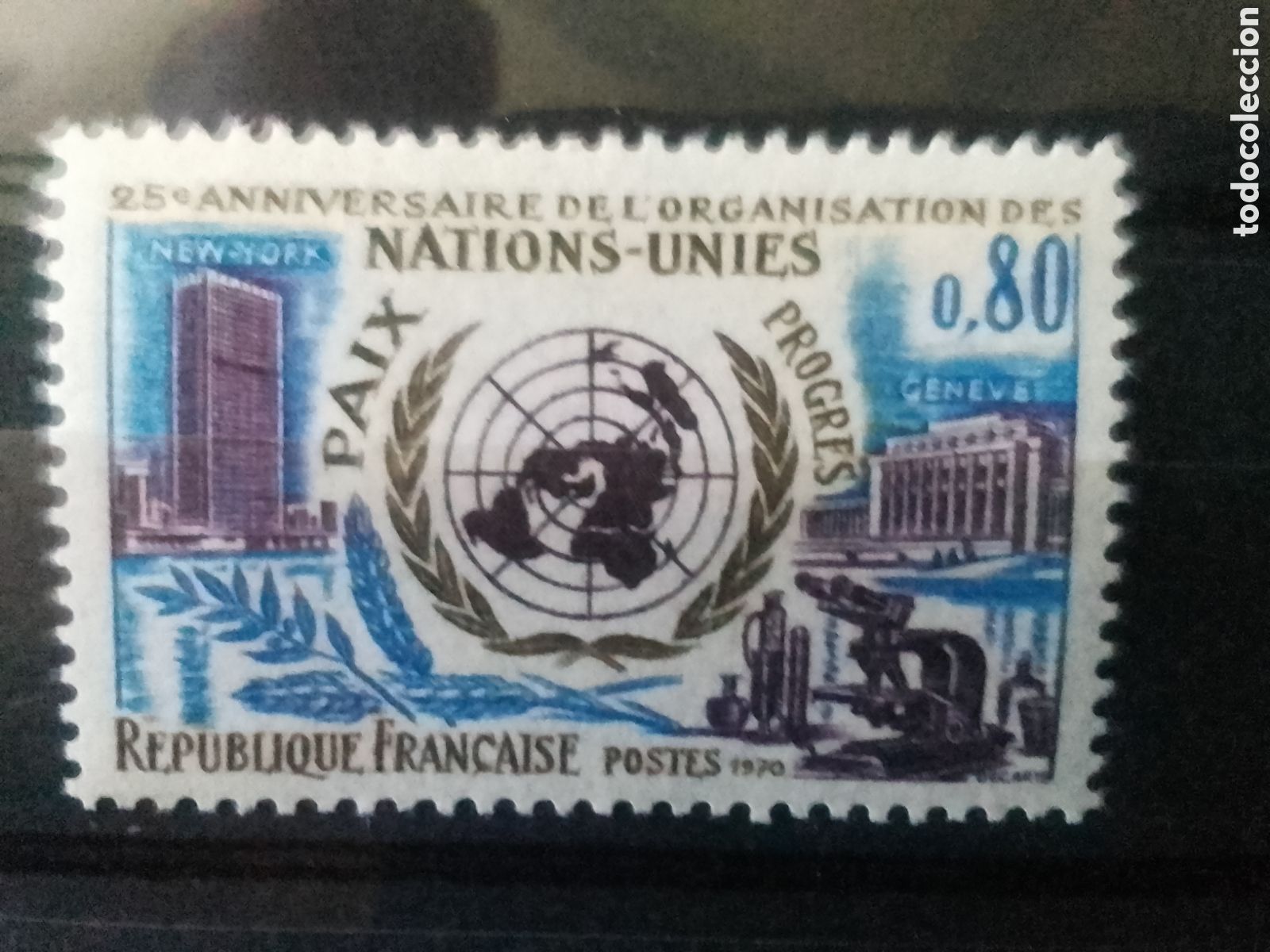 Sellos: 25 Aniversario de la O.N.U.