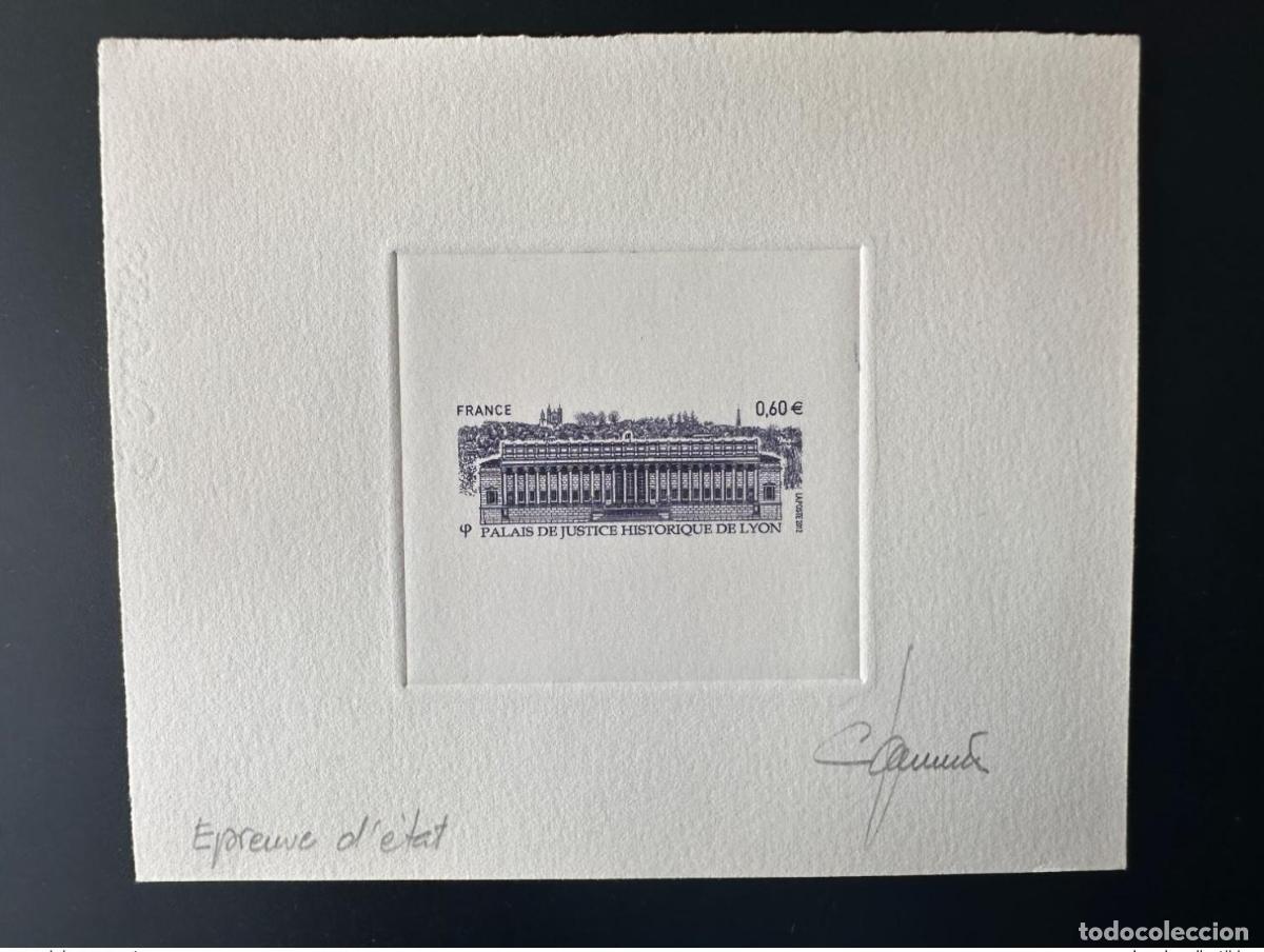 Stamps: Francia 2012 YT 4696 Prueba art&iacute;stica Palacio de Justicia Hist&oacute;rico Lyon (II)