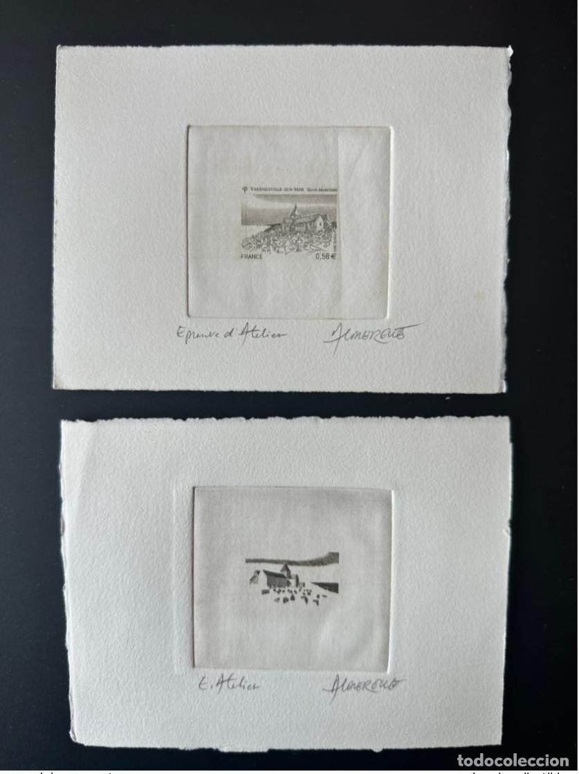 Stamps: Francia 2011 YT 4562 Prueba art&iacute;stica ESTADO Vareng&eacute;ville-sur-Mer Seine-Maritime