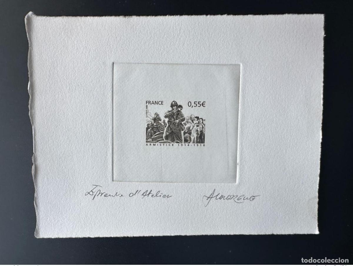 Francobolli: Francia 2008 YT 4322 Prueba art&iacute;stica ESTADO DE ARMISTICIO Primera Guerra Mundial