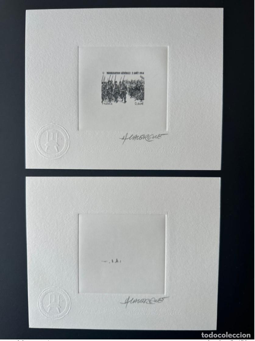 Briefmarken: Francia 2014 YT 4889 Prueba art&iacute;stica Movilizaci&oacute;n general 1914 Guerra Mundial