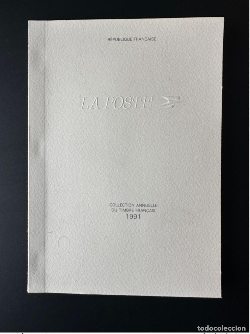 Sellos: LIBRO DE REGALO ANUAL LA COLECCI&Oacute;N SELLOS FRANCESES FRANCIA 1991