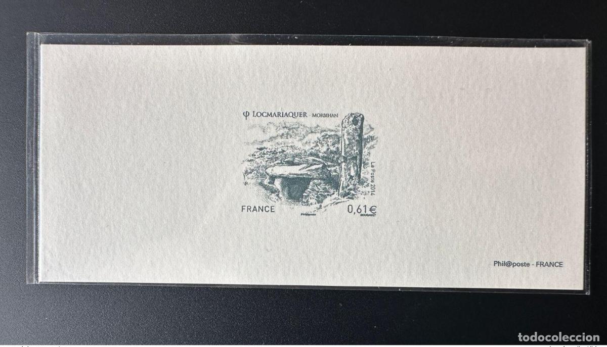 Sellos: Francia 2014 - Grabados y Locmariaquer Morbihan YT 4885