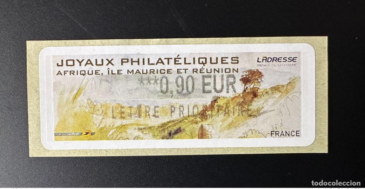 Sellos: Adhesivo de cajero autom&aacute;tico Francia 2010 LISA Philatelic Jewels 0.90 nuevo ** RARO
