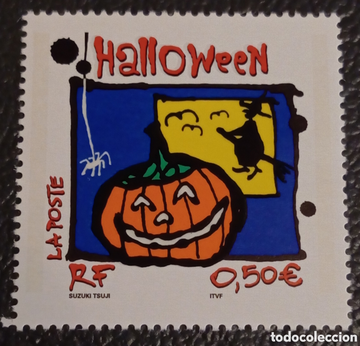 Sellos: Sello Francia 2004 - Halloween - MNH - Cat&aacute;logo Yvert 3713 / Michel 3862