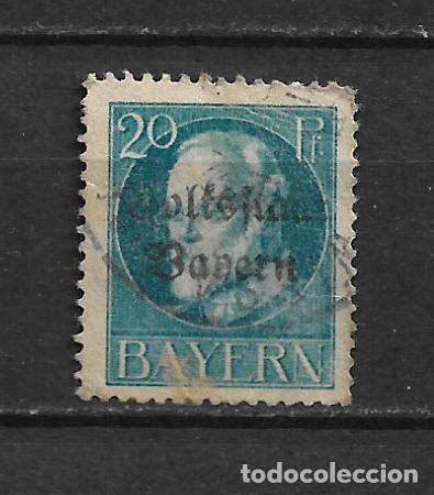 Sellos: alemania bayern 1919 michel 121 II A usado 3.20&euro; - 2/6