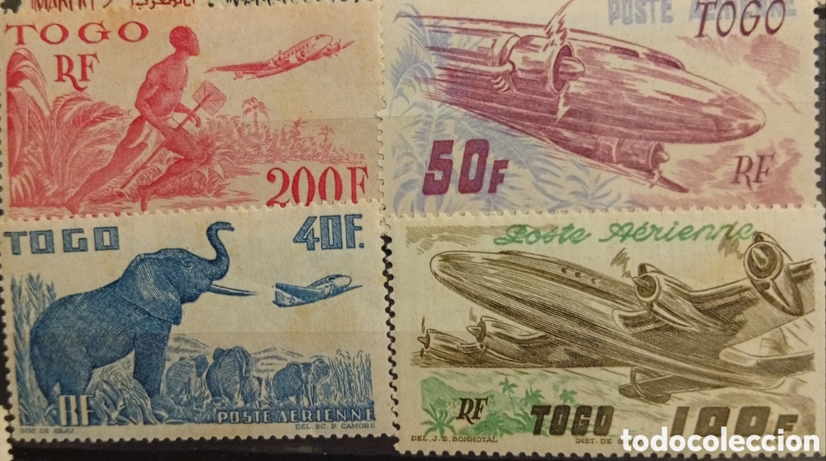 Sellos: Excolonia francesa Togo sellos de correos timbres stamp postes