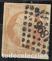 Sellos: SELLO USADO DE FRANCIA 1853, YT 16