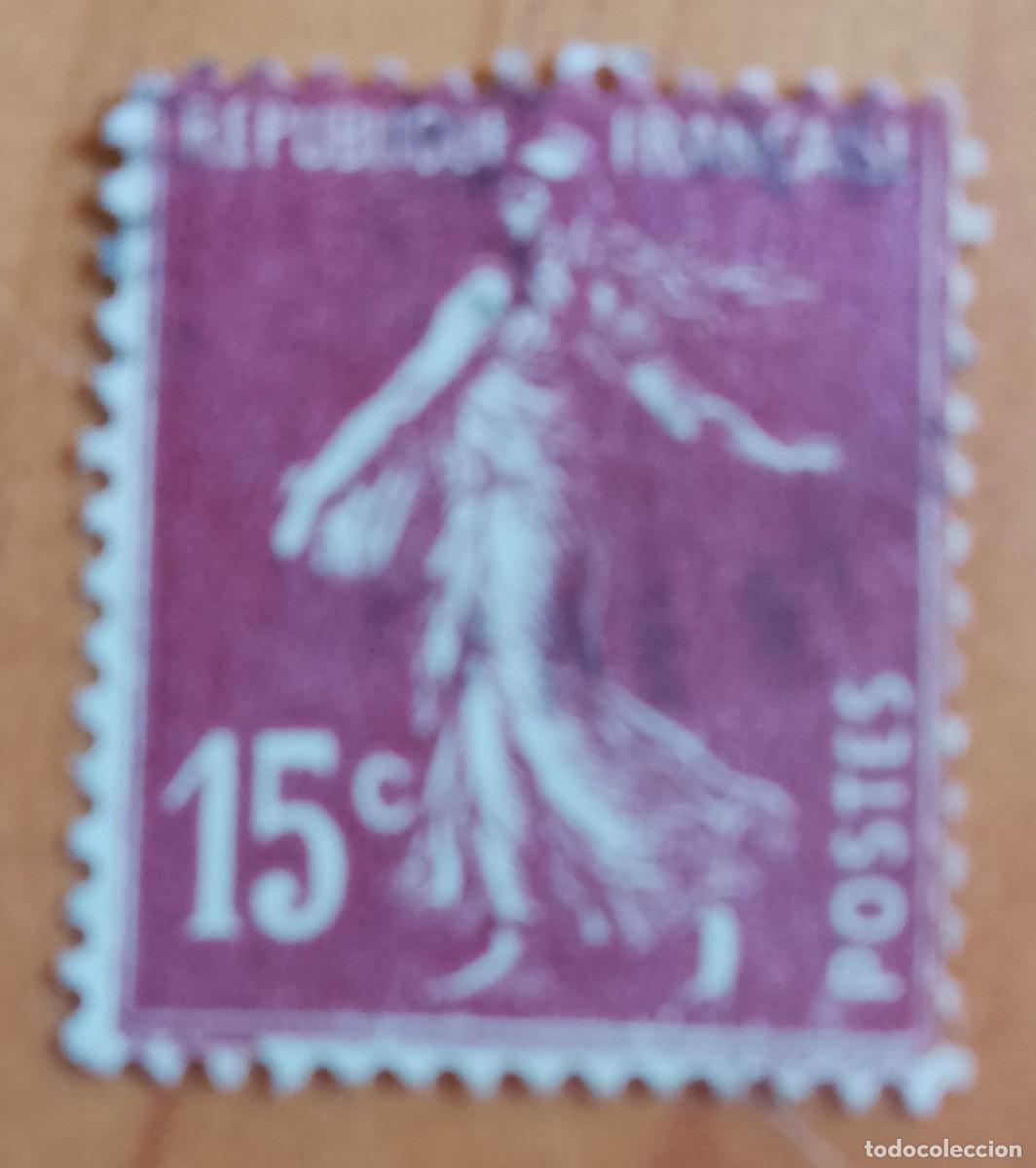 Sellos: FRANCIA - V/F 15 - A&Ntilde;O 1907 - LA SEMBRADORA - YV 139